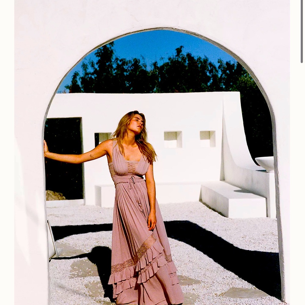 New with tags large Free People Santa Maria Maxi Dress